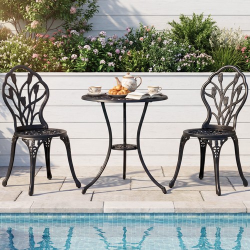 Piece cast aluminum - 3-piece, bistro