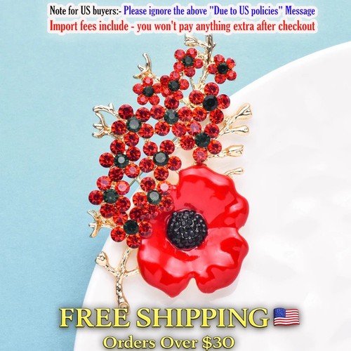 Trending poppy flowers - flowers, brooch