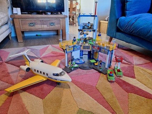 Playmobil airport 3186 jumbo - airport, &