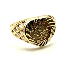 9ct Gold George Dragon Ring