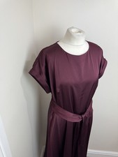 Hobbs Agnes Satin Midi Dress