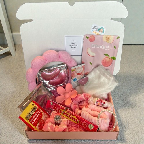 Pink pamper hamper gift - pamper,