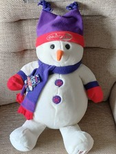 Tesco Chilly And Friends Large Snowman 23" With Tag