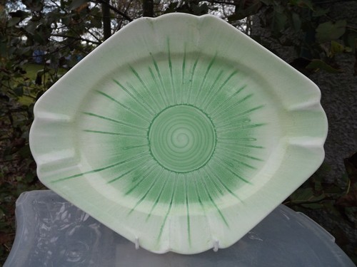 Vintage shelley green dripware - shelley,