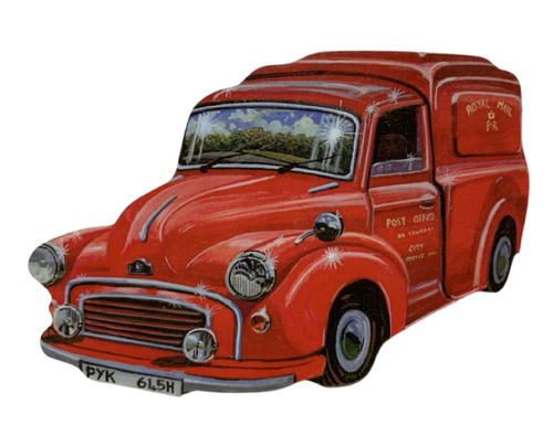 Post office van plaque - post,