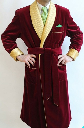 Smoking jacket velvet - smoking,