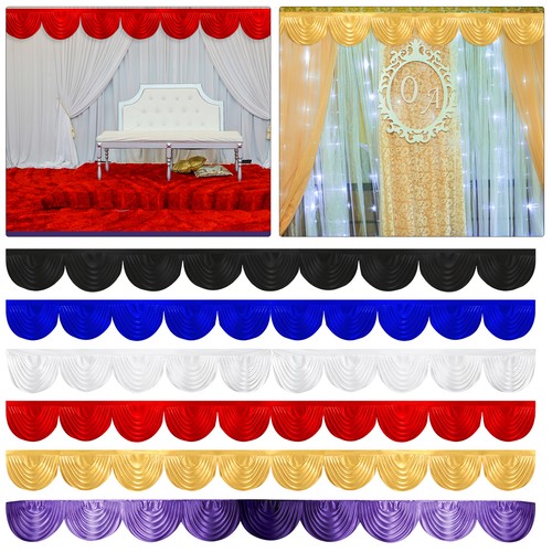 Curtain swags ice - swags,