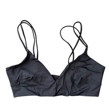 ASOS Design bikini top, Black