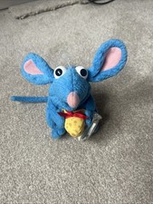 Tutter Mouse Bear In The Big Blue House 8” Soft Plush Toy 1999 Jim Henson Disney