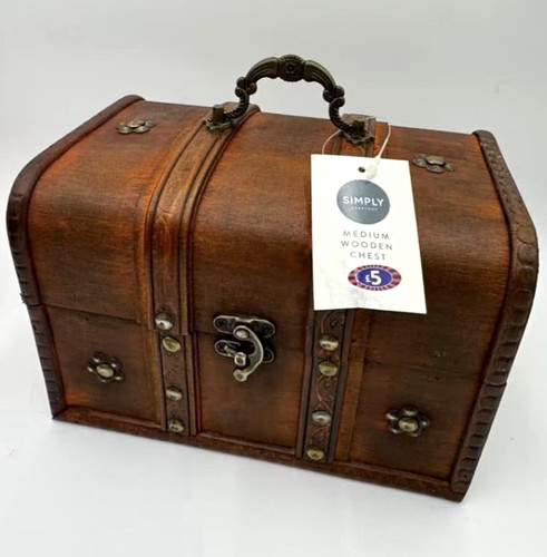 Medium wooden storage - b&m,