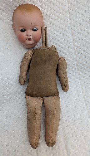 Antique porcelain doll armand - antique,