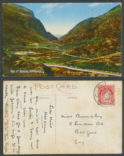 Ireland map 1930 old - ireland,