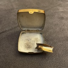 Portable Ashtray Hinged Cigarette Rest 1960s Vintage