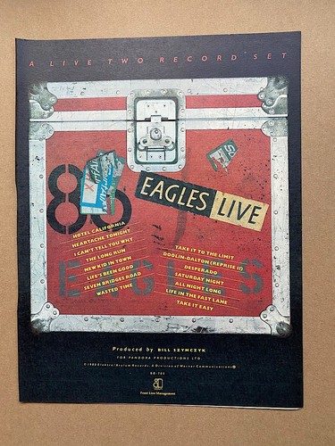 Eagles live poster sized - eagles,