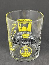 King George IV Canadian Club White Horse Black & White Scotch Whisky Tumbler
