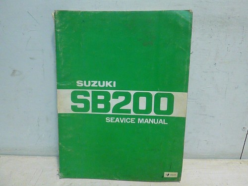 Suzuki sb200 genuine service - suzuki,