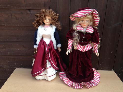 Vintage porcelain dolls - vintage,