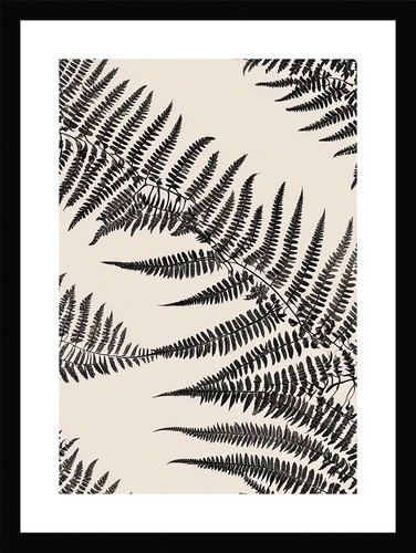 Exquisite fern fronds - fern, art