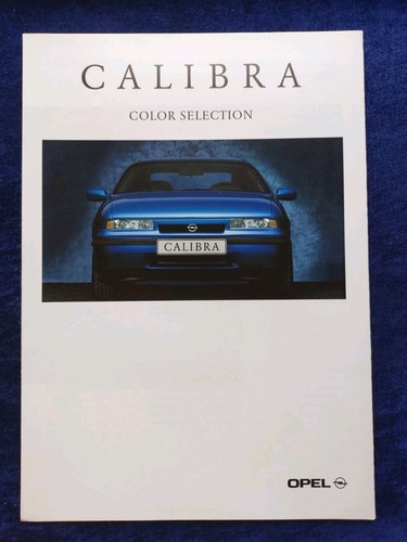 Opel calibra brochure 1995 - calibra, 3.1995