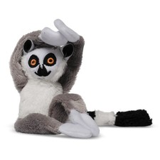 Keycraft Lemur Magnet Mate Plush Toy Magnetic Hands Feet Realistic Animal