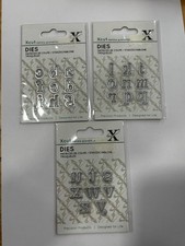 BNIP X Cut Serif Alpha Sets 1, 2 & 3 Card Making Scrapbooking Dies
