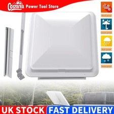 14" White RV Roof Vent Lid