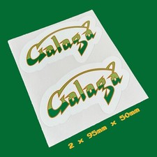 Galaga Classic 1980's Logo Vinyl Sticker Decal Arcade Gaming Game Play Vintage