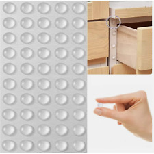 100PC Self Adhesive Rubber Feet Bumper Pads Cupboard Door Silicone Bumpers Stops