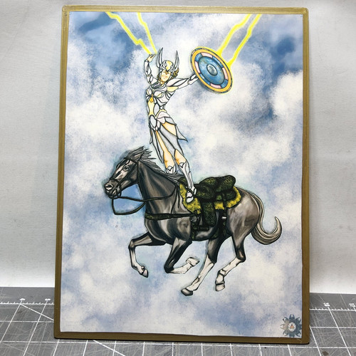 Valkyrie riding horse