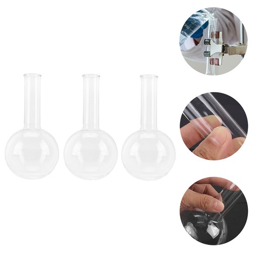 3pcs laboratory flask flat - flask,