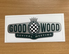 GENUINE GOODWOOD GRRC Revival - Surface Sticker, New 16cms x 7.5cms.