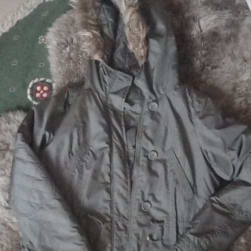Boys hooded parka coat - parka, faux