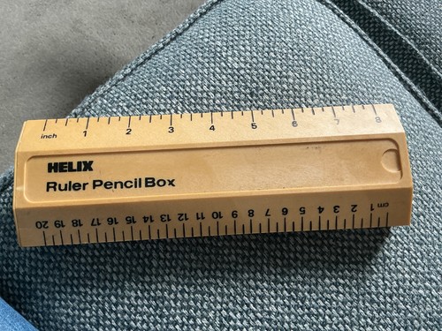 Vintage helix ruler - helix, sliding