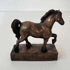 Vintage bronze resin - bronze, horse
