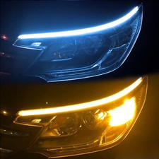 45CM 2X Sequential LED Strip Turn Signal Indicator DRL Car Daytime Running Light