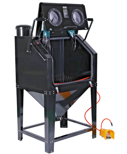 350l sandblasting cabinet - sandblasting, with