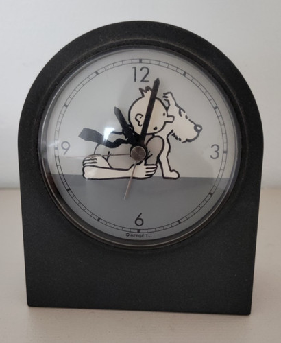 Vintage tintin desk clock - vintage,
