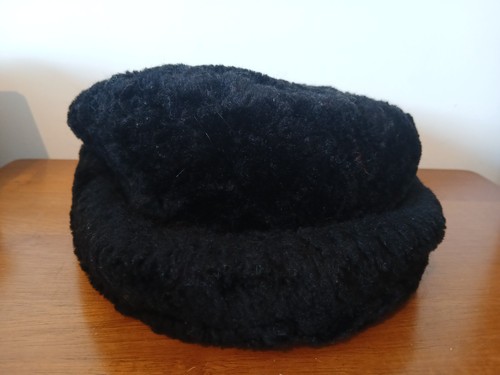 Hat box vintage ladies black - box,