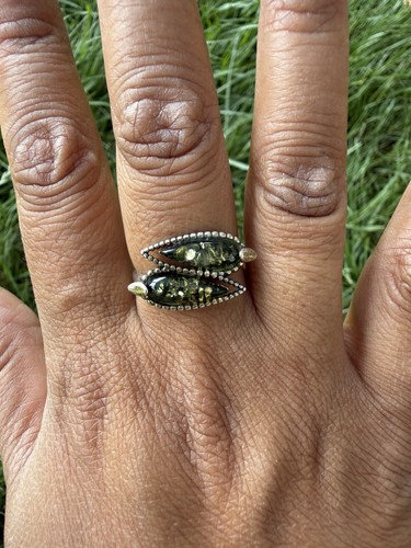 Vintage sterling silver green - vintage,