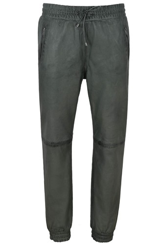 Men joggers grey lambskin - grey,