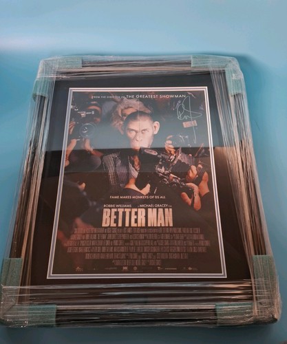 Framed hand signed movie - hand-signed,