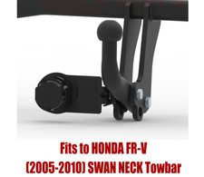 Swan neck tow bar for - swan, honda