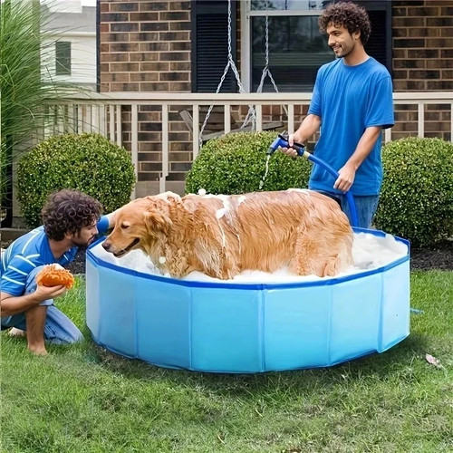 Large foldable dog swimming - foldable,