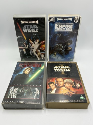 Star wars vhs bundle - x4,