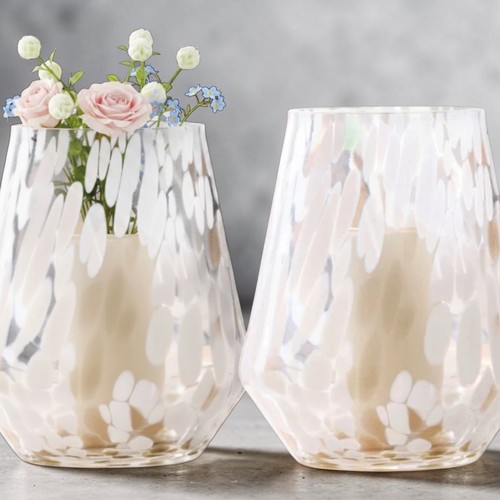 Next white confetti glass - white,