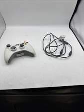 White Wireless Xbox 360 Controller + Charger - Tested & Working