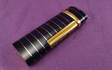 YSL Lighter with black navy blue border working condition