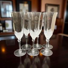 6  Champagne Flutes/Glasses J