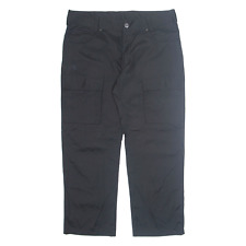 TATONKA Cargo Mens Trousers Black Regular Straight W36 L29