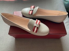 BALLY LADIES CREAM LEATHER